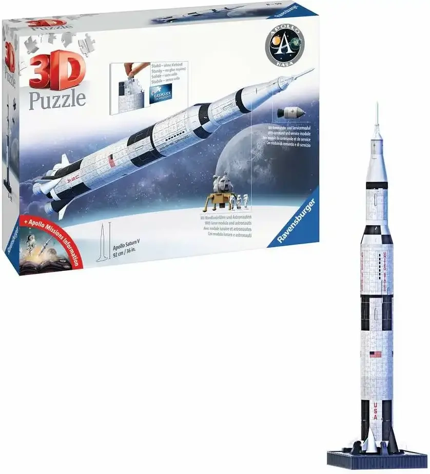 3D Puzzle - Apollo Saturn V Rakete