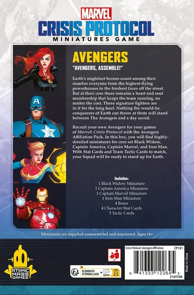 Marvel: Crisis Protocol - Avengers Affiliation