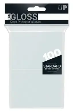 UP - Standard Sleeves - Clear - 66x91mm - (100 Sleeves)