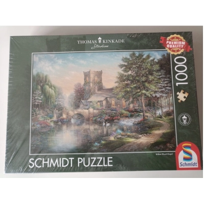 Thomas Kinkade - Willow Wood Chapel (Defekte Verpackung)