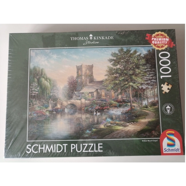 Thomas Kinkade - Willow Wood Chapel (Defekte Verpackung)