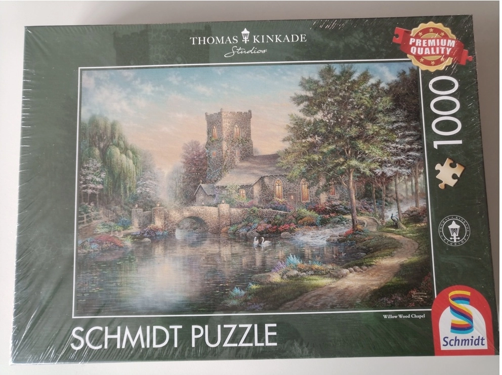 Thomas Kinkade - Willow Wood Chapel (Defekte Verpackung)