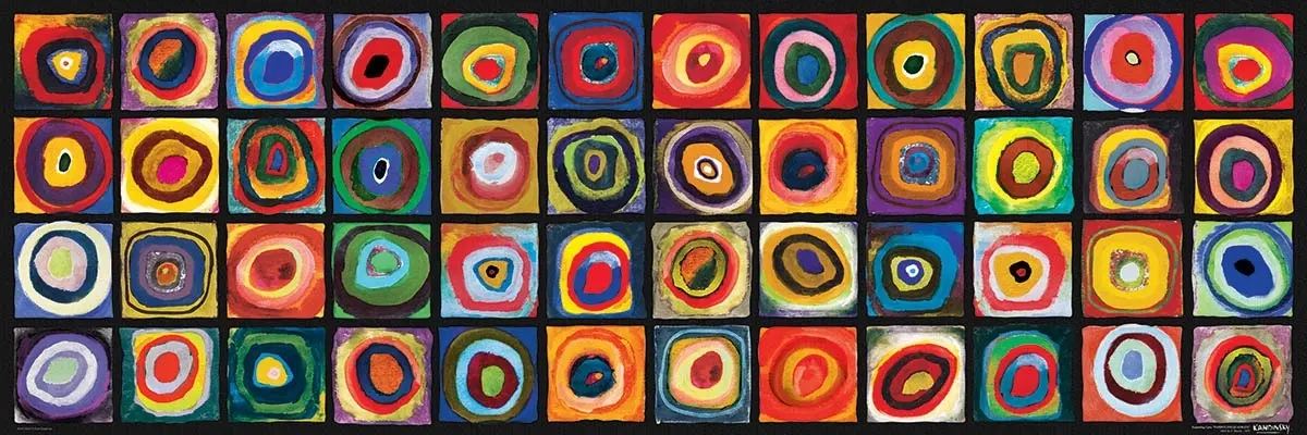 Color Study of Squares - Wassily Kandinsky