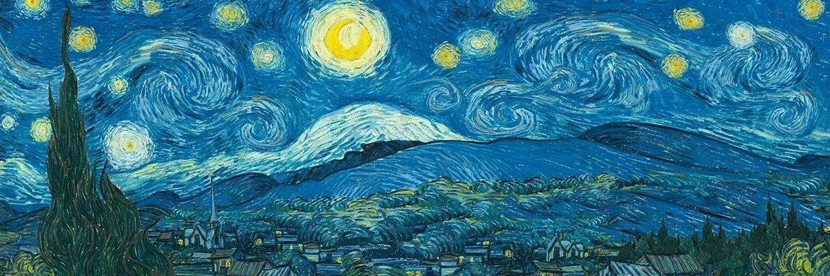 Van Gogh Vincent: Sternennacht über der Rhone