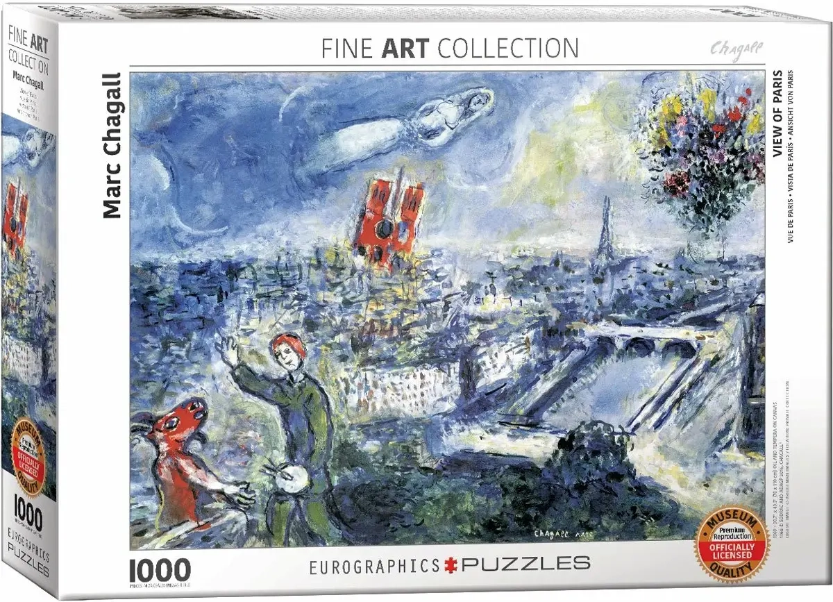 Ansicht von Paris -  Marc Chagall