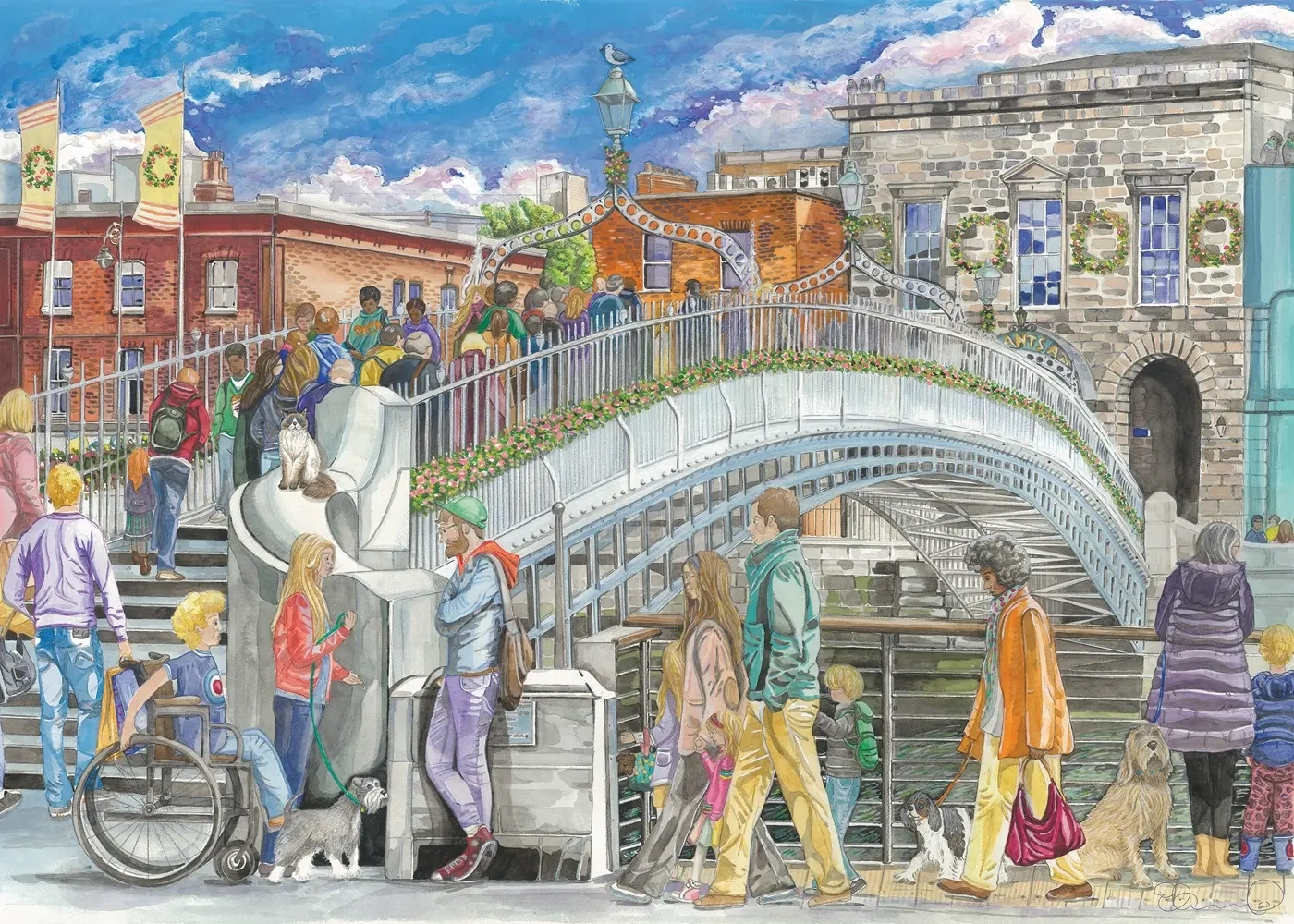 Hapenny Bridge - Elizabeth Blustin