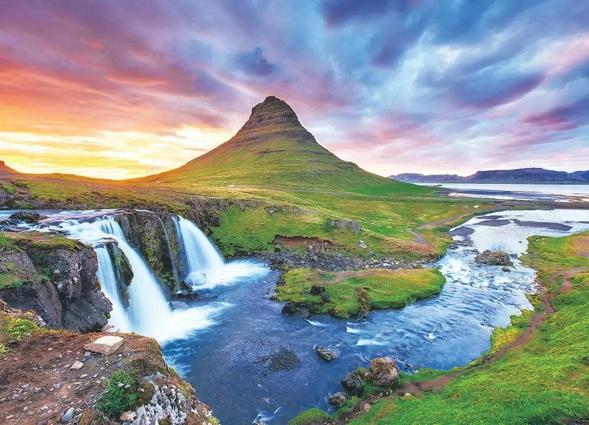 Berg Kirkjufell, Island