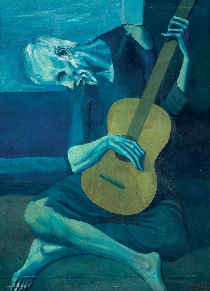 Der alte Gitarrenspieler - Pablo Picasso