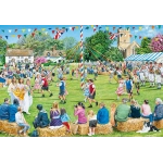 Village Celebrations -  Trevor Mitchell - 4x 500 Teile Puzzle