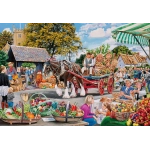 Village Celebrations -  Trevor Mitchell - 4x 500 Teile Puzzle