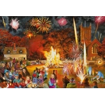 Village Celebrations -  Trevor Mitchell - 4x 500 Teile Puzzle