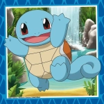 Pokémon: Glumanda, Bisasam und Schiggy 3x 49 Teile Puzzle