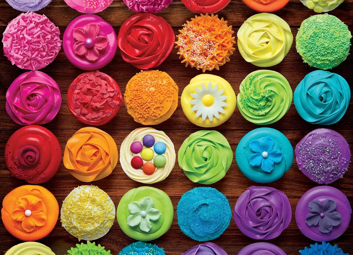 Cupcake Regenbogen