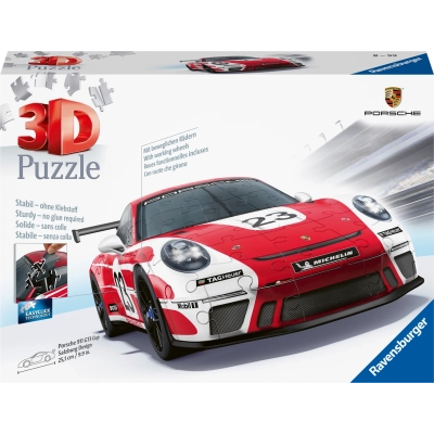 3D Puzzle - Porsche 911 GT3 Cup im Salzburg Design