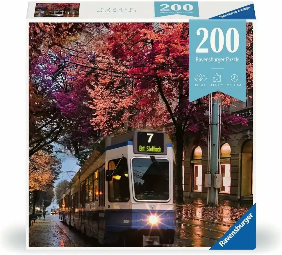 Zürich Tram 7 - Stettbach - Puzzle Moment