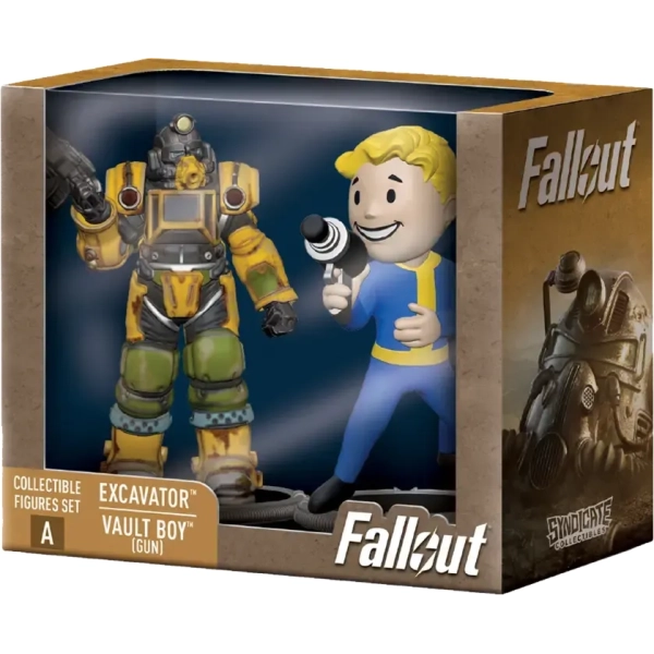 Fallout Collectible Figures Set Excavator & Vault Boy (Gun)