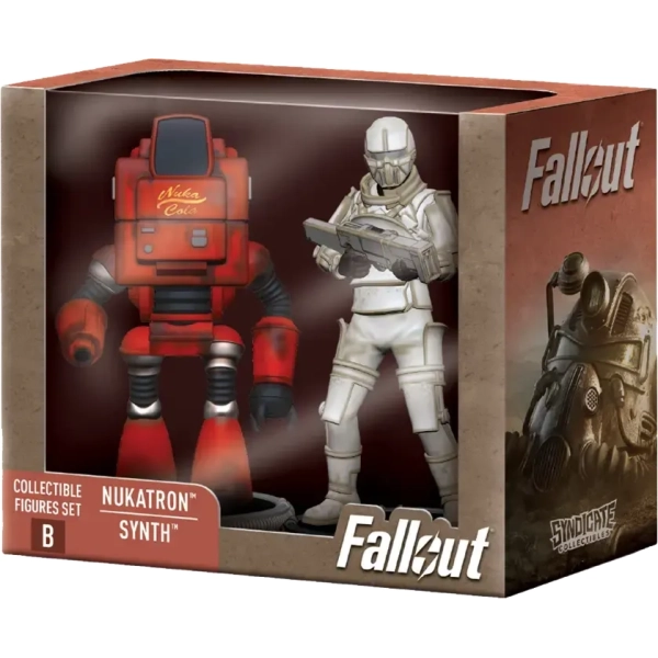 Fallout Collectible Figures Set Nukatron & Synth