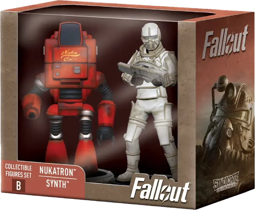 Fallout Collectible Figures Set Nukatron & Synth