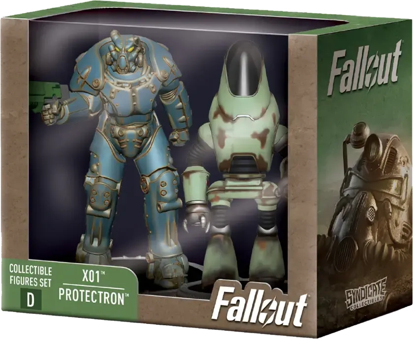 Fallout Collectible Figures Set X01 & Protectron