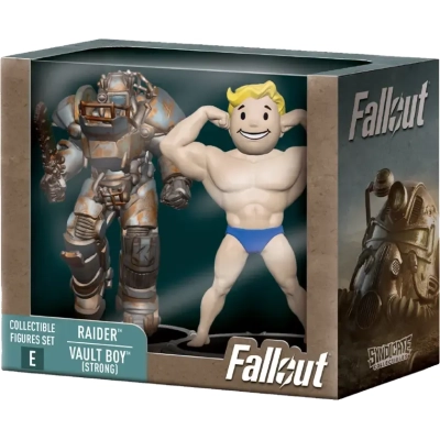 Fallout Collectible Figures Set Raider & Vault Boy (Strong)