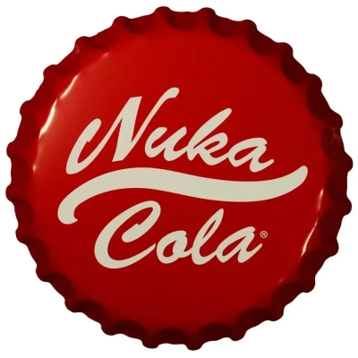 Fallout Nuka-Cola Bottle Cap Tin Sign