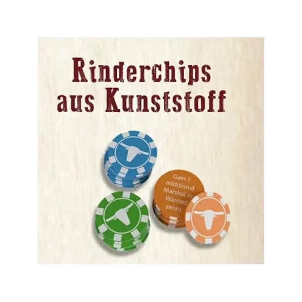 Western Legends - 2. Edition - Rinderchips aus Kunststoff