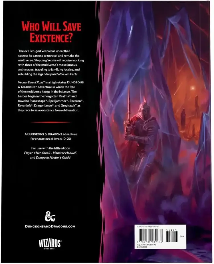 D&D RPG Adventure Vecna: Eve of Ruin - EN