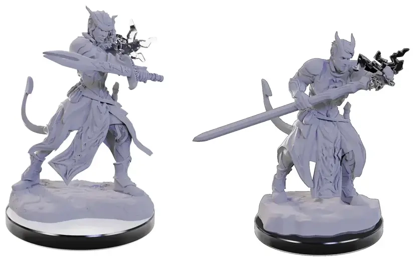 D&D Nolzur's Marvelous Miniatures: Tiefling Warlocks