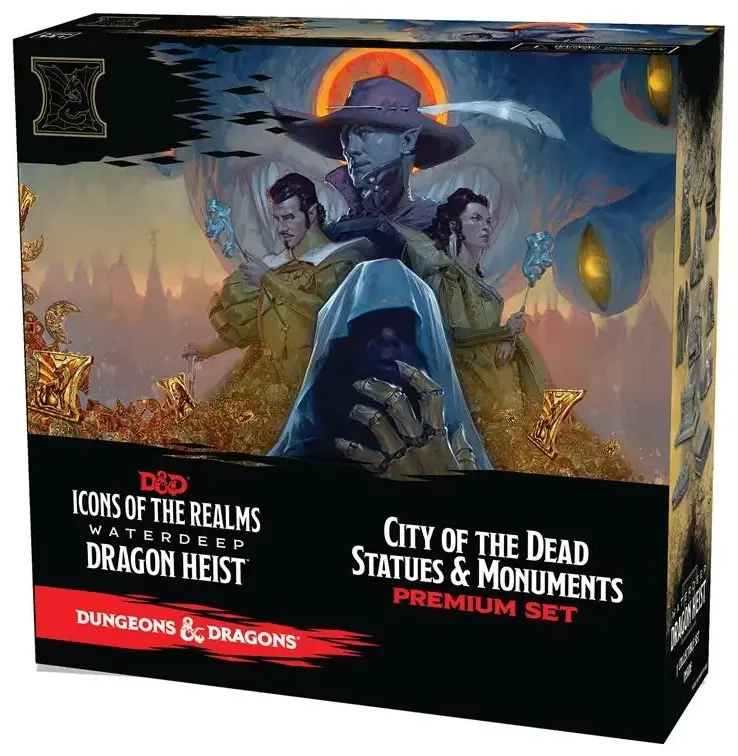 D&D Waterdeep Dragon Heist City of The Dead Statues and Monuments