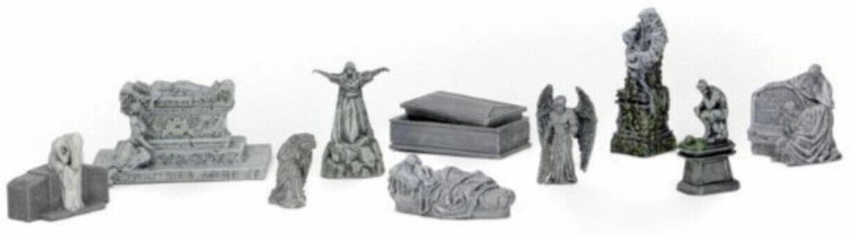 D&D Waterdeep Dragon Heist City of The Dead Statues and Monuments