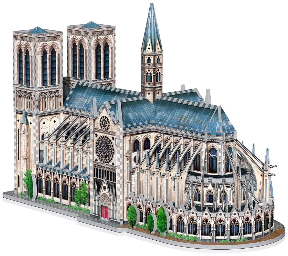 Notre-Dame - 3D Puzzle Wrebbit