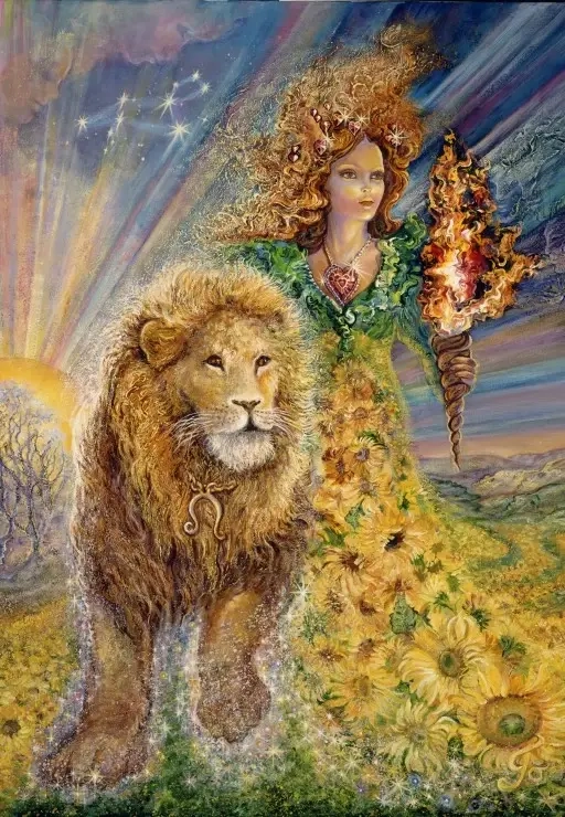 Signe du Zodiaque - Lion - Josephine Wall