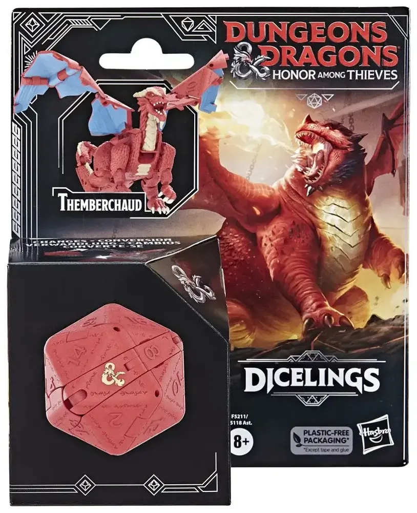 Dungeons & Dragons Honor Among Thieves D&D Dicelings Red Dragon