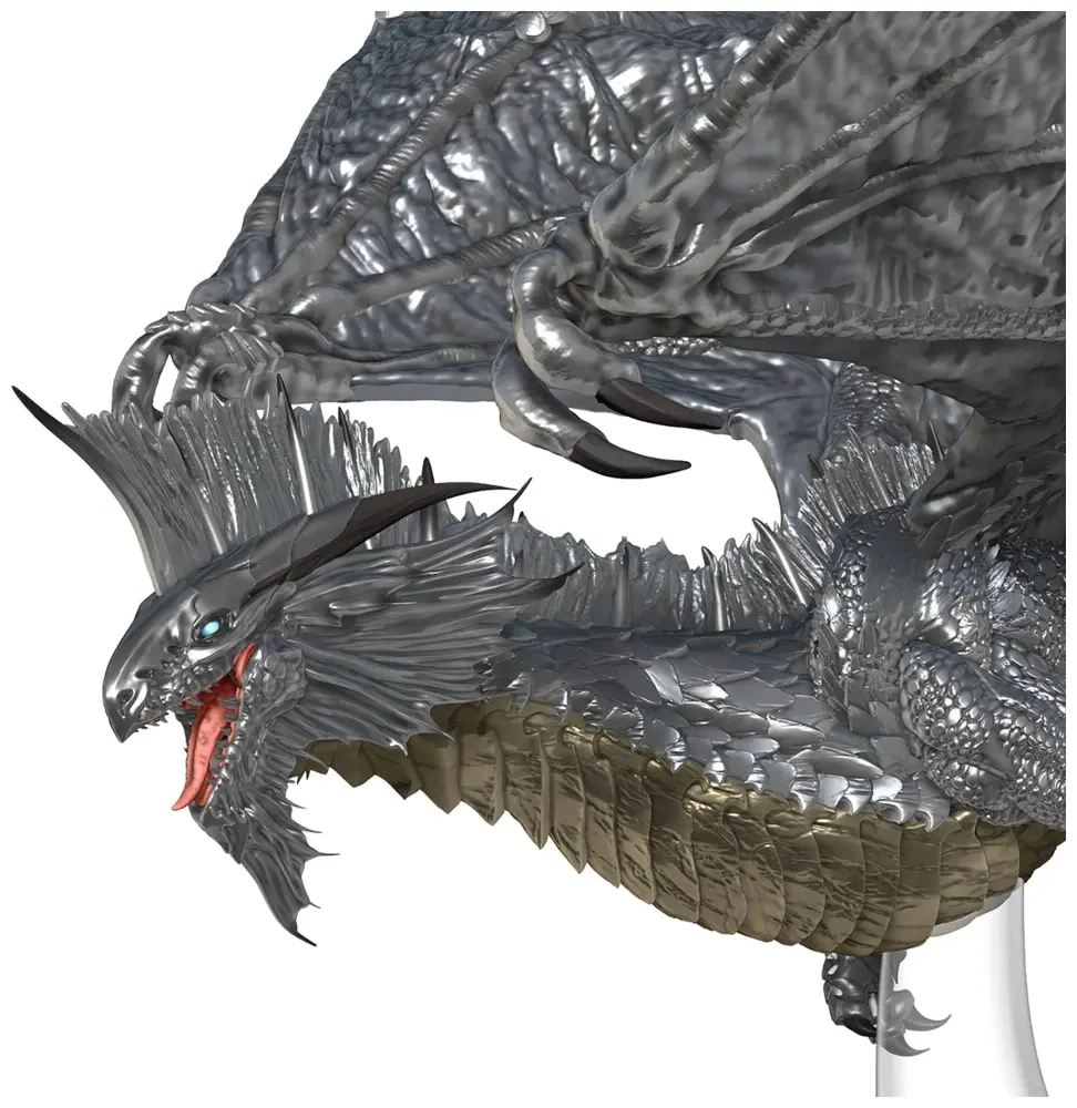 D&D Icons of the Realms: Adult Silver Dragon