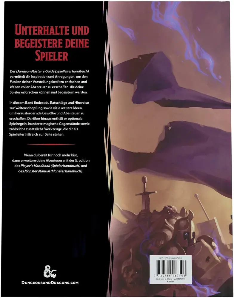 D&D: Dungeon Master's Guide Spielleiterhandbuch