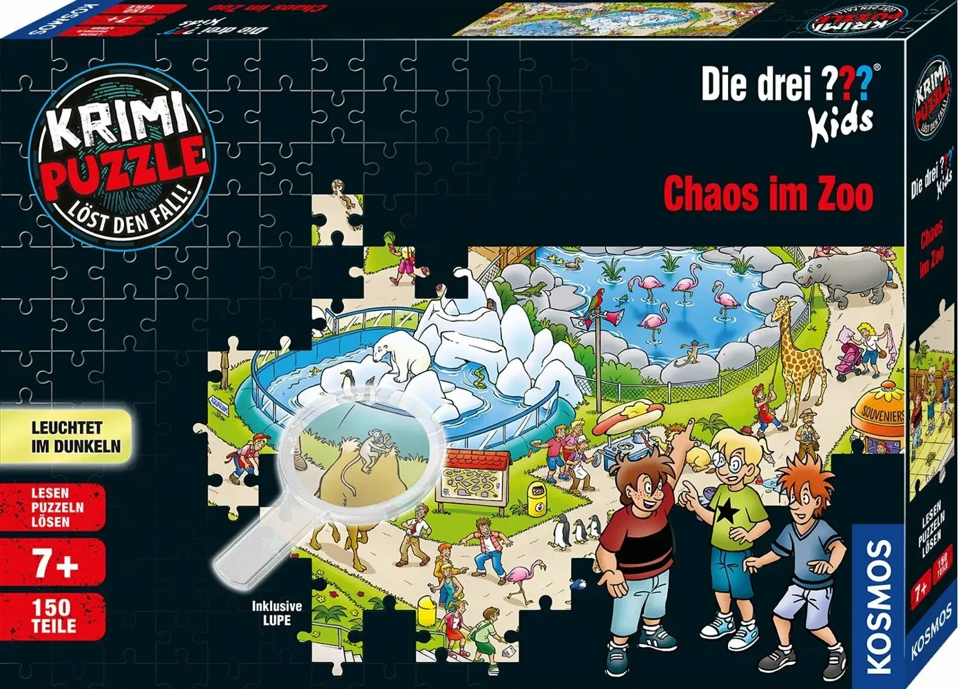 Die drei ??? Kids - Chaos im Zoo (Krimipuzzle)