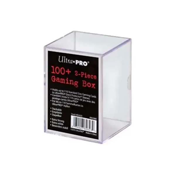 UP - 2-Piece Storage Box - for 100+ Cards - Clear