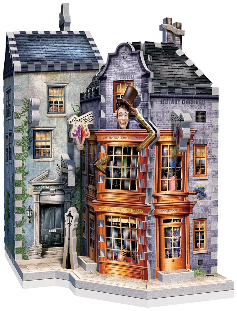 Harry Potter 3D Puzzle DAC Weasleys Zauberhafte Zauberscherze & Der Tagesprophet