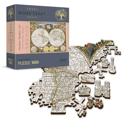 Holzpuzzle - Ancient World Map