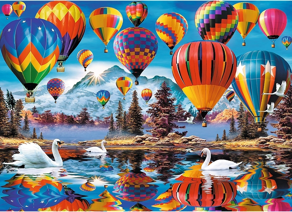 Holzpuzzle - Colorful Ballons - Howard Robinson