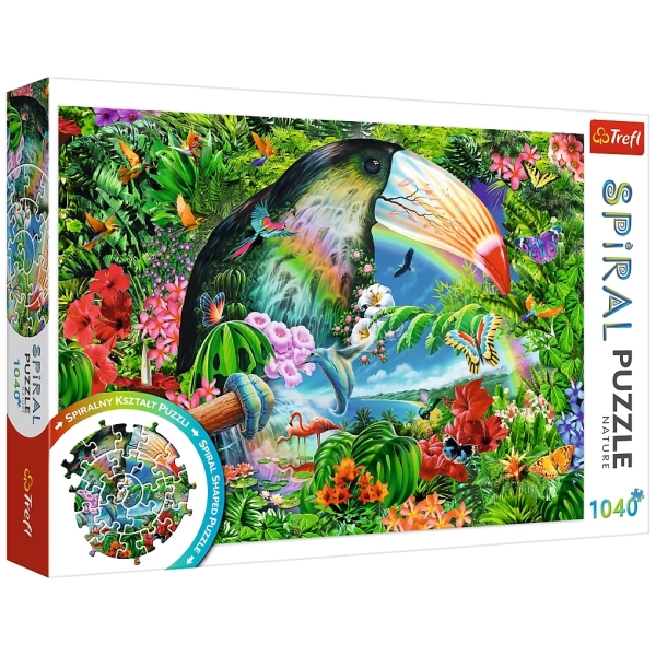 Spiral Puzzles - Tropical Animals