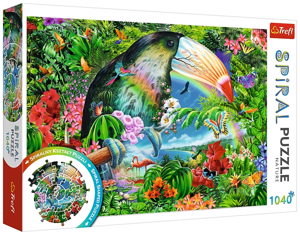 Spiral Puzzles - Tropical Animals