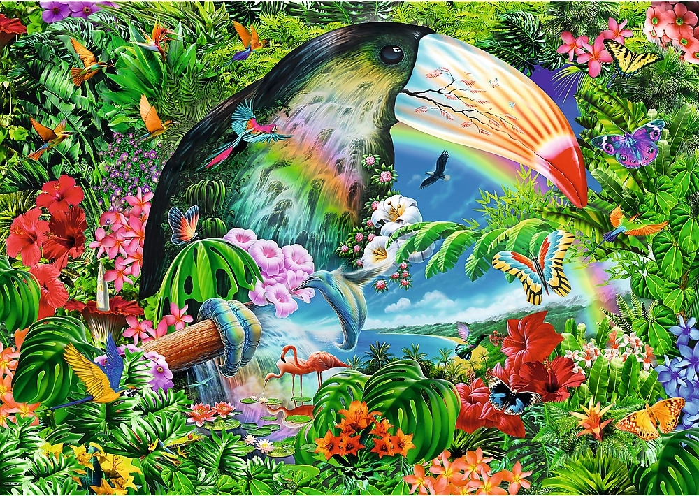 Spiral Puzzles - Tropical Animals