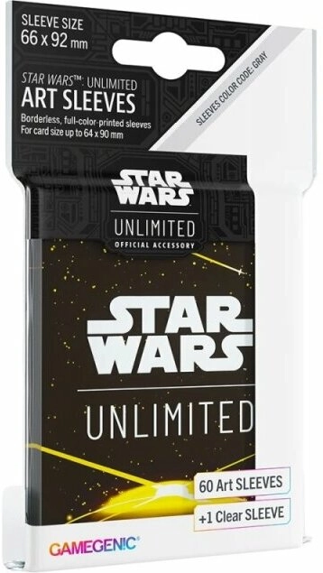 Star Wars: Unlimited Art Sleeves - Card Back Yellow