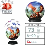 Mystische Drachen - 3D Puzzleball