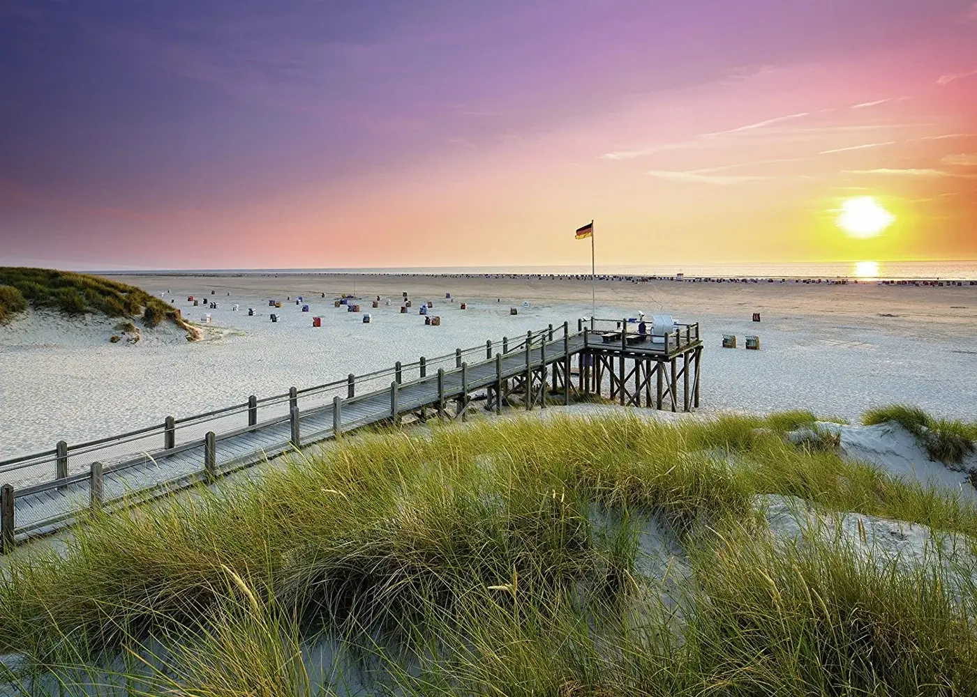 Sonnenuntergang über Amrum - Deutschland Collection