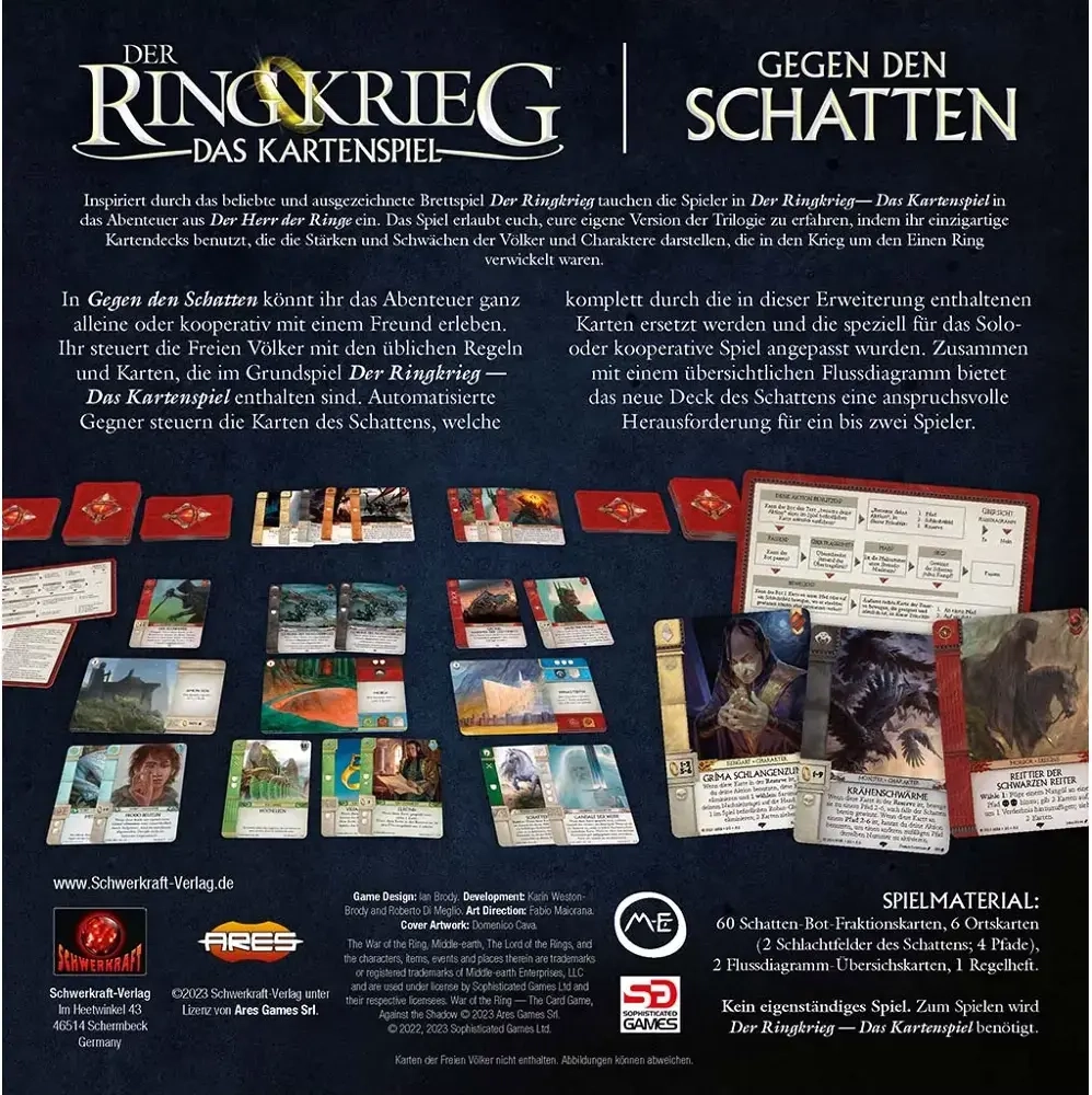 Der Ringkrieg - Das Kartenspiel: Gegen den Schatten - DE