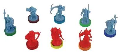 War of the Ring Coloured Plastic Rings Core Set