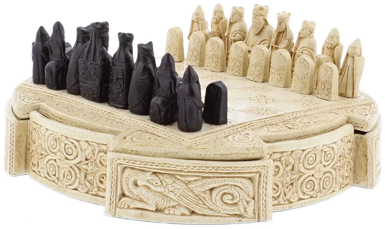 Isle of Lewis - Chess Box Ivory - 20cm