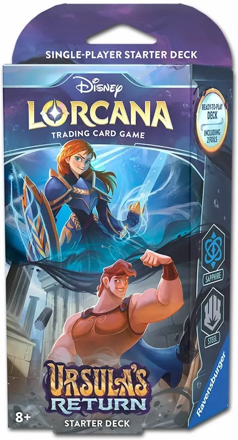 Disney Lorcana - Ursula's Return Starter - Deck "Sapphire, Steel" - EN